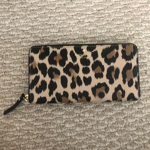 NWT Kate Spade Cheetah Wallet